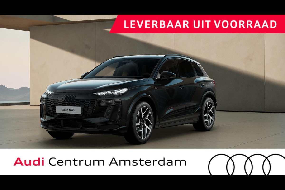 Audi Q6 Launch edition e-tron perf 100Kwh 225 kW / 306 PK S-edition, panoramadak, head-up display, B&O soundsyseem, adaptive cruise control, optiek zwart plus, s-sportstoelen Audi Q6 Launch edition e-tron perf 100Kwh 225 kW / 306 PK S-edition, panoramadak, head-up display, B&O soundsyseem, adaptive cruise control, optiek zwart plus, s-sportstoelen