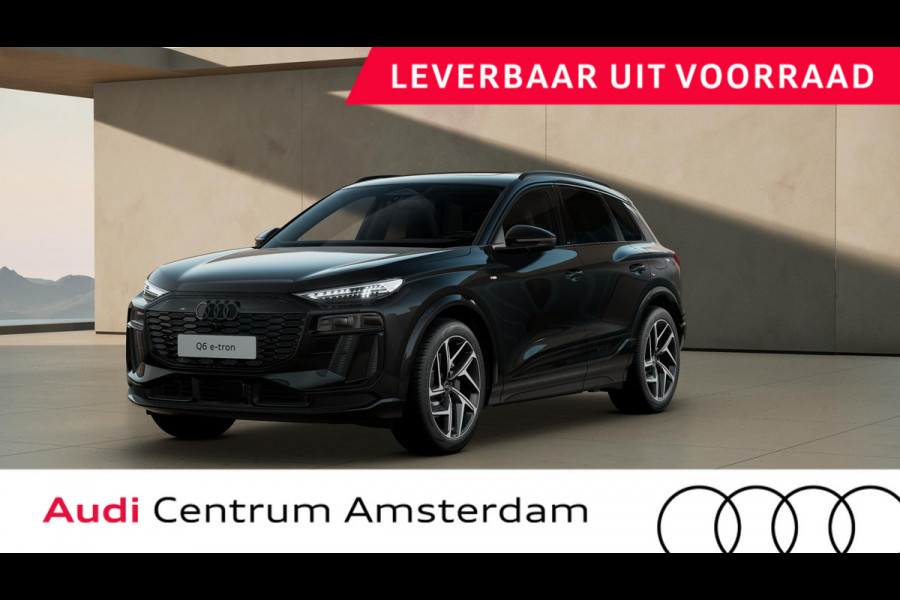 Audi Q6 Launch edition e-tron perf 100Kwh 225 kW / 306 PK S-edition, panoramadak, head-up display, B&O soundsyseem, adaptive cruise control, optiek zwart plus, s-sportstoelen