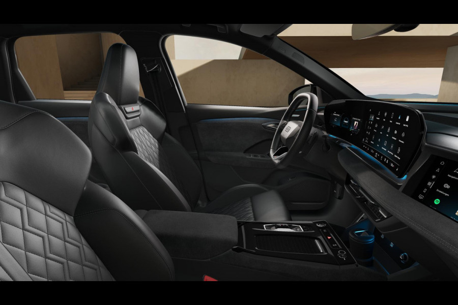 Audi Q6 Launch edition e-tron perf 100Kwh 225 kW / 306 PK S-edition, panoramadak, head-up display, B&O soundsyseem, adaptive cruise control, optiek zwart plus, s-sportstoelen