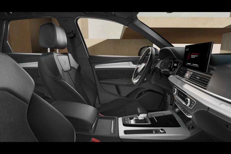 Audi Q5 S edition Competition 50 TFSI e 220 kW / 299 PK SU panoramadak, assistentie pakket parking, leder/alcantara interieur