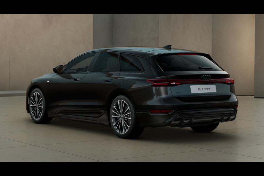 Audi A6 Avant Advanced edition e-tron 100kWh 270 kW / 367 PK Ava Tech Plus pakket, stoelventilatie, optiek pakket glanzend zwart