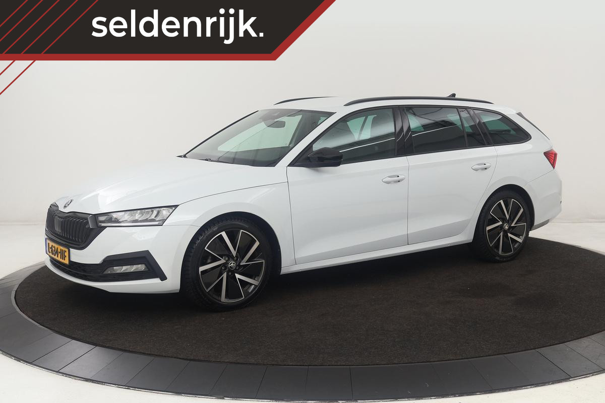Škoda Octavia 1.0 e-TSI Sport | Carplay | Trekhaak | Sportstoelen | Full LED | Sfeerverlichting | Navigatie | Climate control | Parkeerhulp