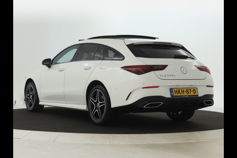 Mercedes-Benz CLA-Klasse Shooting Brake 250 e AMG Face Lift Plug-In Hybride | AMG Line Premium | Night Pakket | Panorama Schuif-Kanteldak | 11 kw Laden | Stuur en Stoelverwarmig | Inclusief 24 maanden MB Certified garantie voor Europa.