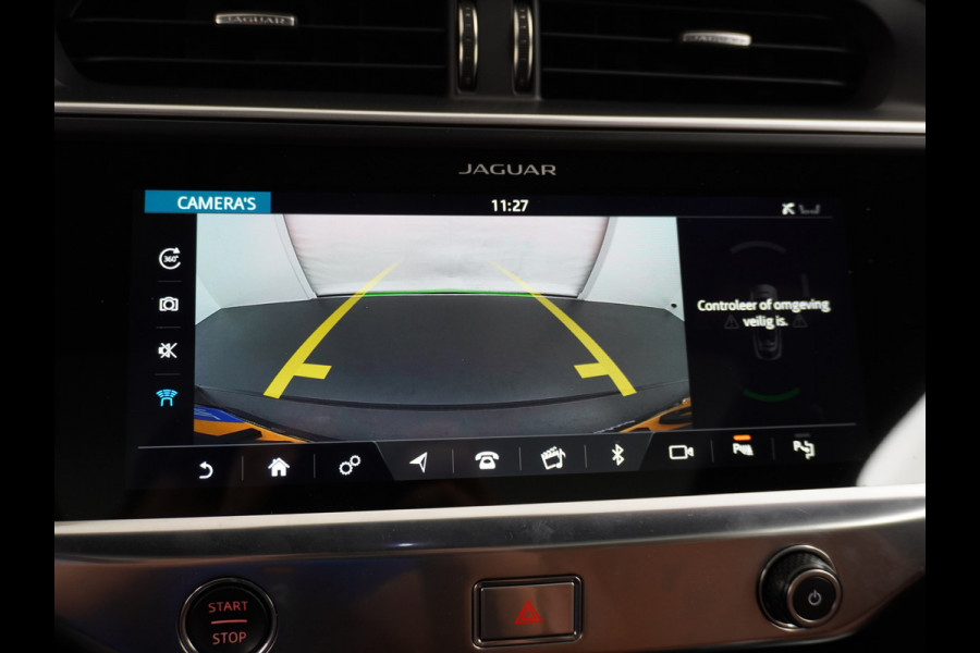 Jaguar I-PACE EV400 PK First HSE Pano-Dak Matrix LED Luchtvering €108K-nieuw! Lmv 22" Alcantara Stuur Leder-KuipStoelen+Ventilatie+Geheugen Ap Meridian™ Surround 825Watt Dual-Ecc achter ! Driver-Assistance-Pack AEB DodehoekDetector ASR Hill-Hold Roll-Stability Control Verkeersborddetectie vermoeidheidsherkenning Uitparke Orig. NLse auto 4,8sec 0-100 Snelladen tot 104kw DC 696Nm koppel ! 90kwh accu !