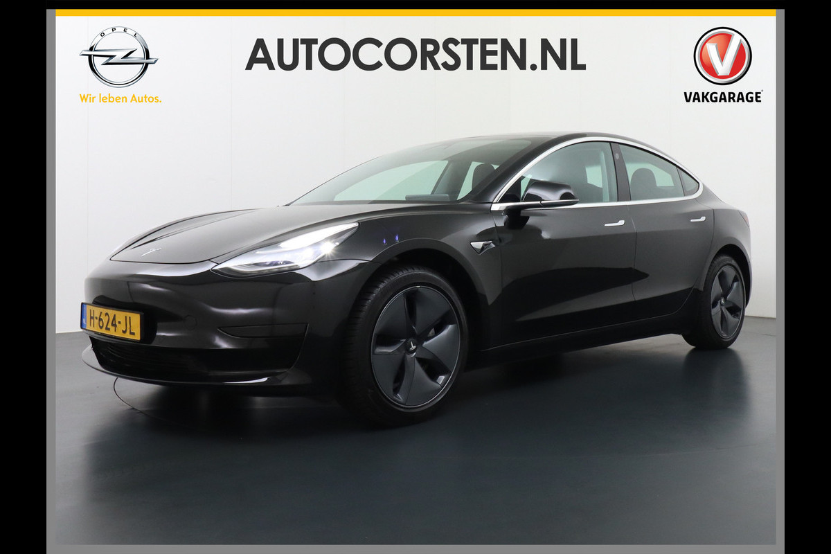 Tesla Model 3 RWD SR+ 60kWh 325PK FSD 3-Computer Lmv 18" AutoPilot Leder PanoDak Adaptive-Cruise Lmv Camera's Elektr.-Stuur+Stoelen+Spiegels+G Navi LED Comfortstoelen ACC DAB Keyless en Voorverwarmen interieur via App One-Pedal-Drive Origineel Nederlandse auto tot 11kw laden thuis! Garantie Accu tot 18-03-2028 max 160.000km 1.584kg licht! Tesla Model 3 RWD SR+ 60kWh 325PK FSD 3-Computer Lmv 18" AutoPilot Leder PanoDak Adaptive-Cruise Lmv Camera's Elektr.-Stuur+Stoelen+Spiegels+G Navi LED Comfortstoelen ACC DAB Keyless en Voorverwarmen interieur via App One-Pedal-Drive Origineel Nederlandse auto tot 11kw laden thuis! Garantie Accu tot 18-03-2028 max 160.000km 1.584kg licht!