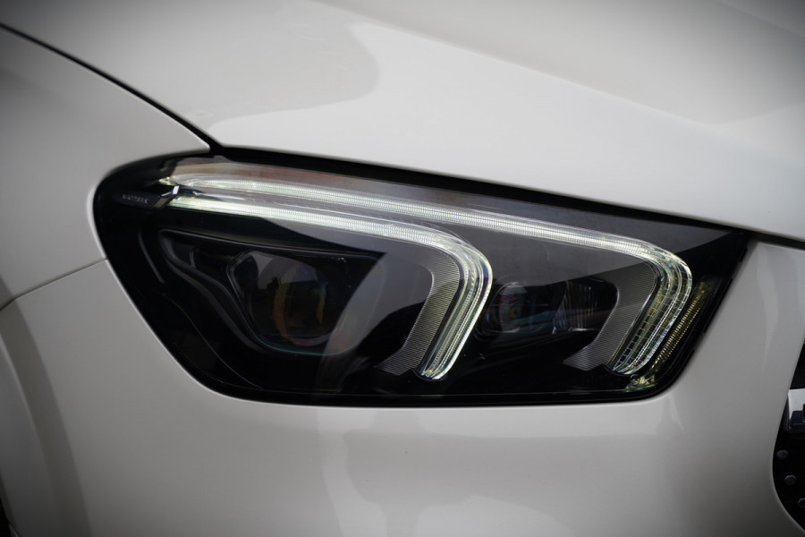 Mercedes-Benz GLE 350 D 4MATIC | Grijs Kenteken | AMG | Burmester | Adaptive Cruise Control | Stoelverwarming | Panoramadak | Luchtvering | Trekhaak | 360° Camera | BTW | Apple Carplay | Ambiance Verlichting | Leder | Nigh