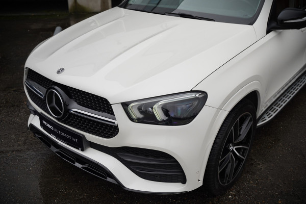 Mercedes-Benz GLE 350 D 4MATIC | Grijs Kenteken | AMG | Burmester | Adaptive Cruise Control | Stoelverwarming | Panoramadak | Luchtvering | Trekhaak | 360° Camera | BTW | Apple Carplay | Ambiance Verlichting | Leder | Nigh