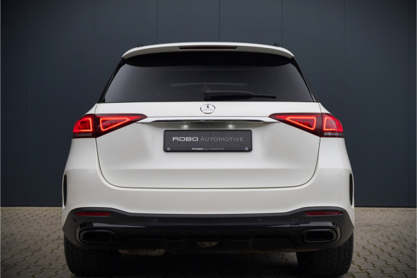 Mercedes-Benz GLE 350 D 4MATIC | Grijs Kenteken | AMG | Burmester | Adaptive Cruise Control | Stoelverwarming | Panoramadak | Luchtvering | Trekhaak | 360° Camera | BTW | Apple Carplay | Ambiance Verlichting | Leder | Nigh