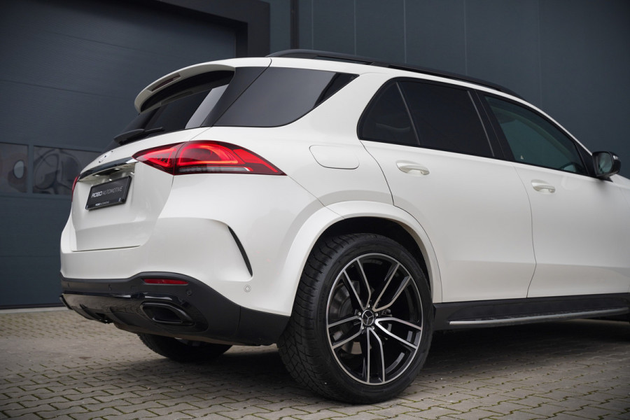 Mercedes-Benz GLE 350 D 4MATIC | Grijs Kenteken | AMG | Burmester | Adaptive Cruise Control | Stoelverwarming | Panoramadak | Luchtvering | Trekhaak | 360° Camera | BTW | Apple Carplay | Ambiance Verlichting | Leder | Nigh