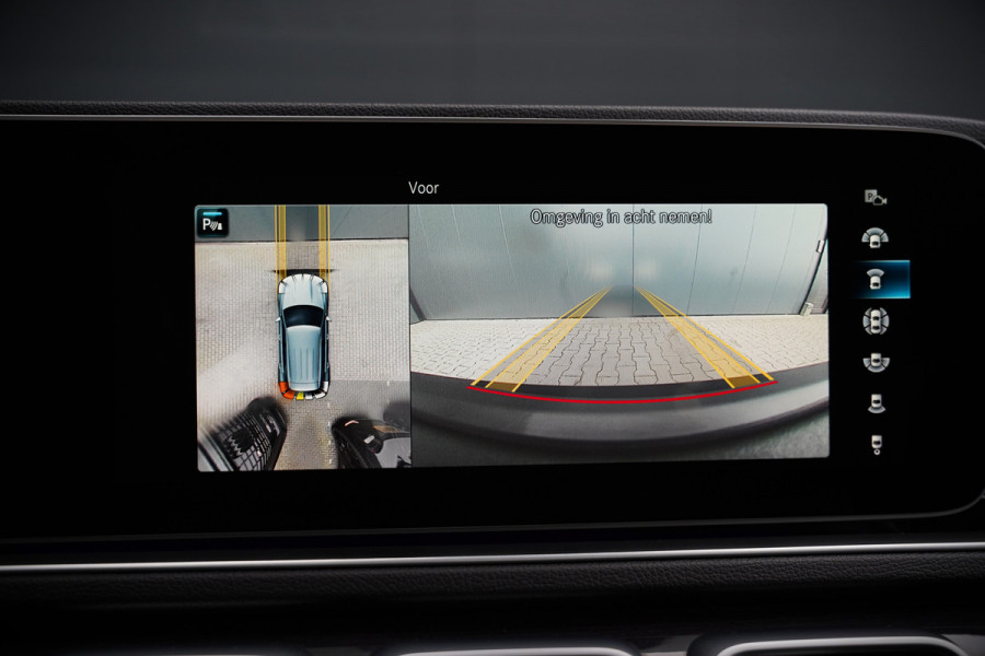 Mercedes-Benz GLE 350 D 4MATIC | Grijs Kenteken | AMG | Burmester | Adaptive Cruise Control | Stoelverwarming | Panoramadak | Luchtvering | Trekhaak | 360° Camera | BTW | Apple Carplay | Ambiance Verlichting | Leder | Nigh