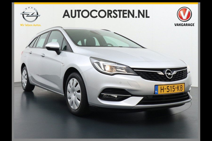Opel Astra Sports Tourer T131PK Apple Carplay Android Auto Navi Ecc AGR-Comfort-Stoel Regen-Lichtsensor Stoel+Stuurverwarming Cruise Contro Led Winterpakket Business Edition
