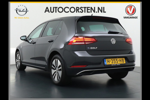 Volkswagen e-Golf AUT. Adaptive Cruise Apple Carplay Android Navi Climatronic Pdc Led Regen-Lichtsensor 36kWh Privacy Glas Bluetooth Spiegelpakket Car-Net App-Connect Wifi E-DITION 1e Eigenaar