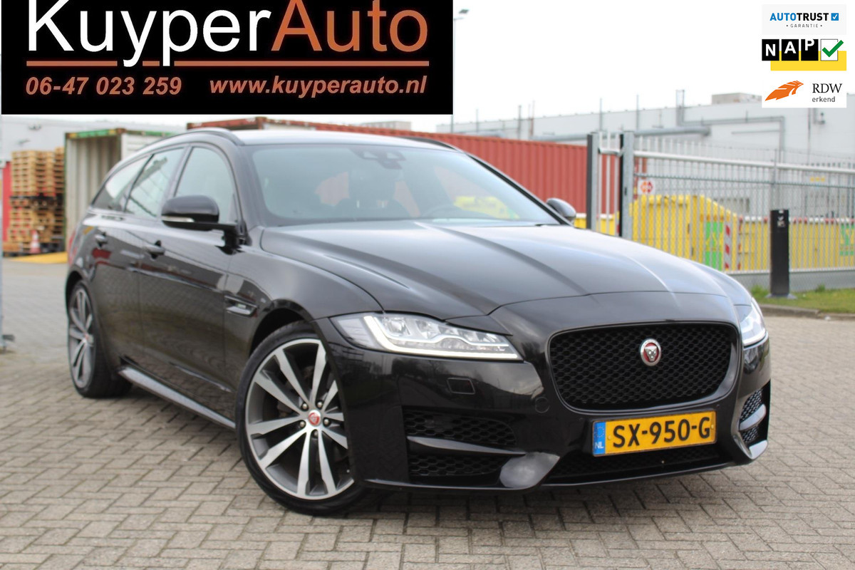Jaguar XF Sportbrake 2.0d Portfolio automaat 180 PK leder camera pano dealer onderhouden Jaguar XF Sportbrake 2.0d Portfolio automaat 180 PK leder camera pano dealer onderhouden