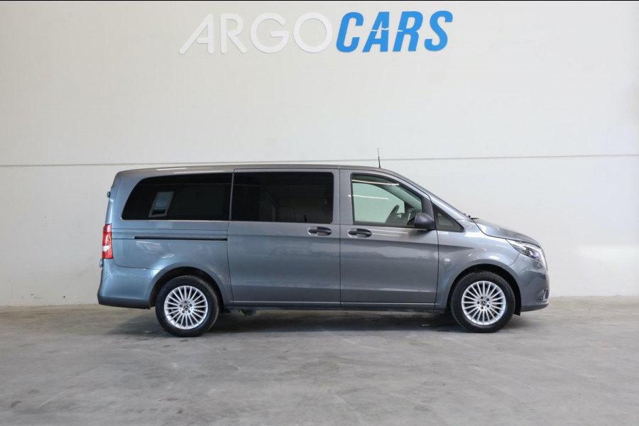 Mercedes-Benz Vito 124 CDI TOURER AUT DUBBELE CAB LED 237PK 5 PERS NAVI BLIS CLIMA CRUISE CONTROL LEASE V/A €144 P.M. INRUIL MOG