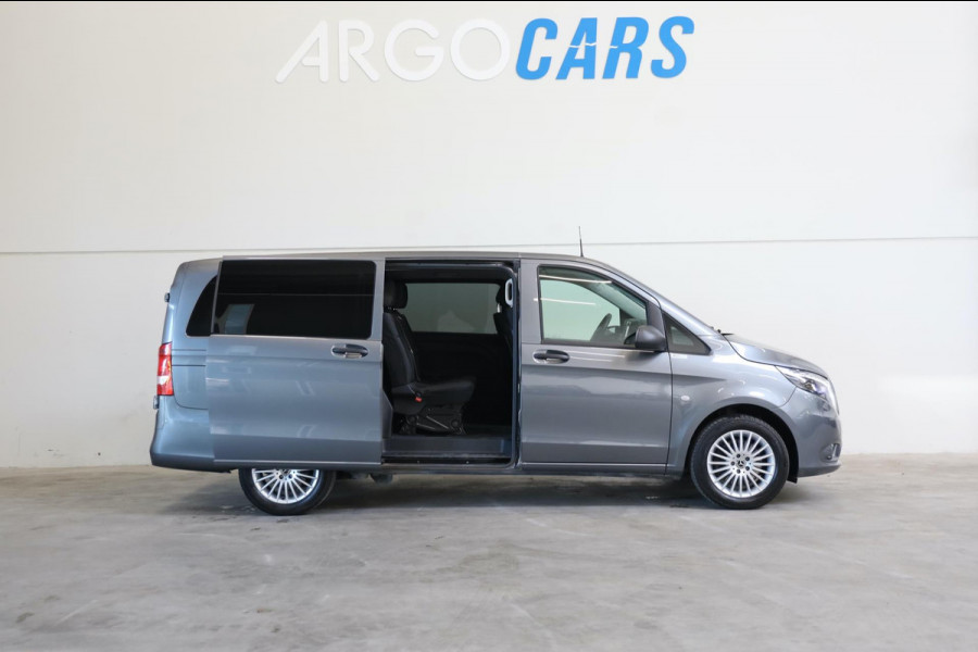 Mercedes-Benz Vito 124 CDI TOURER AUT DUBBELE CAB LED 237PK 5 PERS NAVI BLIS CLIMA CRUISE CONTROL LEASE V/A €144 P.M. INRUIL MOG