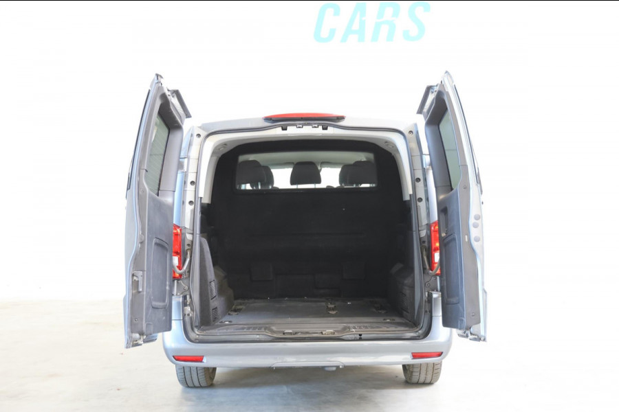 Mercedes-Benz Vito 124 CDI TOURER AUT DUBBELE CAB LED 237PK 5 PERS NAVI BLIS CLIMA CRUISE CONTROL LEASE V/A €144 P.M. INRUIL MOG