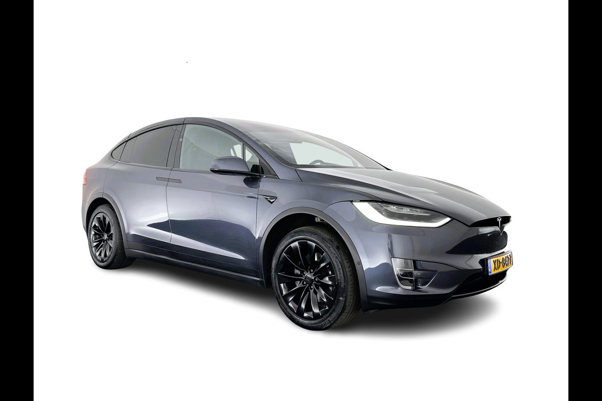 Tesla Model X 100D AWD [ 3-Fase ] (INCL-BTW) *PANO-WINDOW | AUTO-PILOT | NAPPA-FULL-LEATHER | TOWBAR | NAVI-FULLMAP | FULL-LED | AIR-SUSPENSION | DIGI-COCKPIT | KEYLESS | CAMERA | DAB+ | SPORT-SEATS | LANE-ASSIST | 20"ALU*