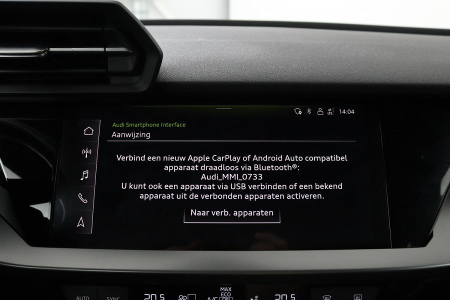 Audi A3 35 TFSI Advanced edition | Adaptive cruise | Sportstoelen | Virtual Cockpit | Carplay | Navigatie | Full LED | Climate control