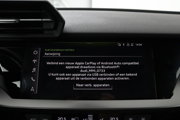 Audi A3 35 TFSI Advanced edition | Adaptive cruise | Sportstoelen | Virtual Cockpit | Carplay | Navigatie | Full LED | Climate control