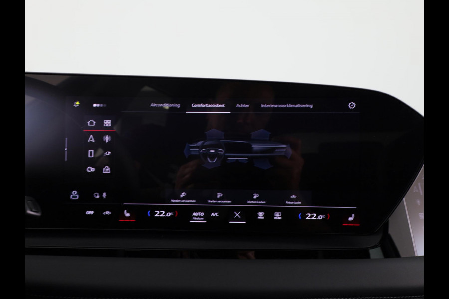 Audi Q6 Advanced edition e-tron perf 225kW/306pk 100Kwh Ha Tech Plus pakket, sportstoelen met leder, bumpers in kleur carrosserie, omgevingscamera's