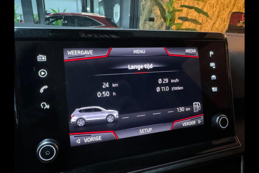 Seat Tarraco 1.5 TSI Xcellence Garantie CarPlay Camera Beats PDC Blindspot Adoptieve Cruise Lane Front Clima Navi LED Rijklaar