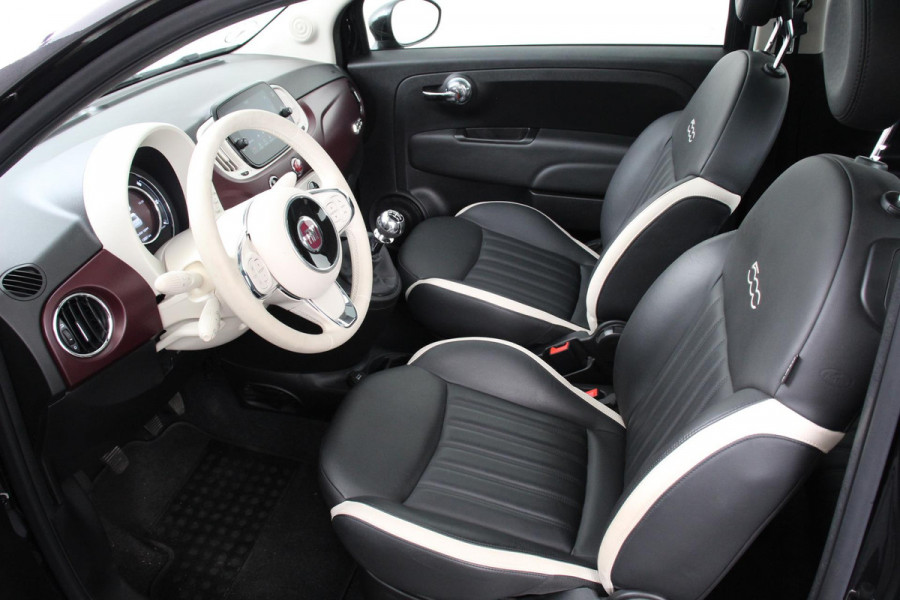 Fiat 500 1.2 Star | Lederen Bekleding | Navigatie | Panorama dak | Climate Control | Parkeer Sensoren | Lichtmetalen Velgen