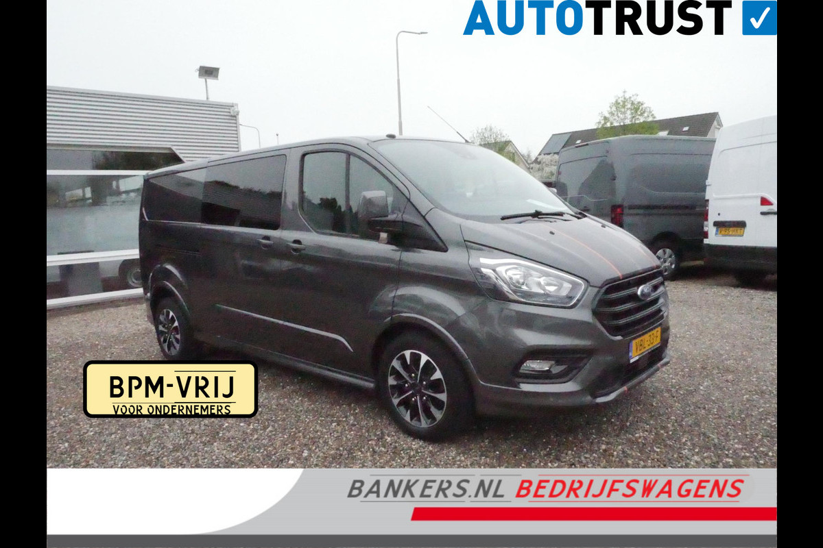 Ford Transit Custom 2.0 TDCI 170PK, L2H1, Sport, Dubbel cabine, Airco Ford Transit Custom 2.0 TDCI 170PK, L2H1, Sport, Dubbel cabine, Airco
