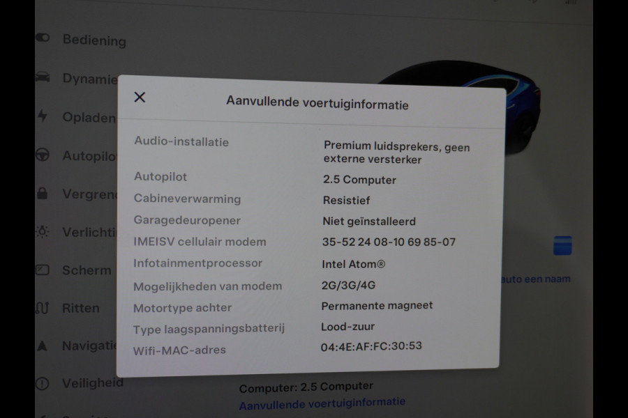 Tesla Model 3 RWD SR+ 60kWh 325PK Lmv 18" AutoPilot Leder PanoDak Adaptive-Cruise Lmv Camera's Elektr.-Stuur+Stoelen+Spiegels+Geheugen+Easy-En Navi LED Comfortstoelen ACC DAB Keyless en Voorverwarmen interieur via App One-Pedal-Drive Origineel Nederlandse auto tot 11kw laden thuis! Garantie Accu tot 26-09-2027 max 160.000km 1.584kg licht!