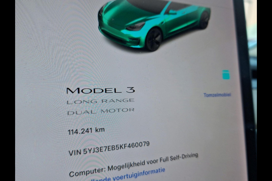 Tesla Model 3 Long Range AWD 75 kWh