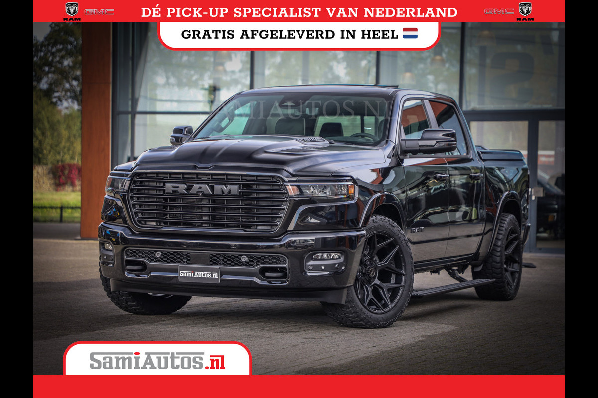 Dodge Ram NIGHT PREMIUM | BOM VOL + 14.4 INCH SCHERM | LUCHTVERING | HUD | 420PK 636 Nm | PRIJS MET LPG EN COVER EN GARANTIE | DUBBELE CABINE | PICK UP | 5 PERSOONS | DC | GRIJSKENTEKEN | VOORRAAD NR 2282 - 3332 Dodge Ram NIGHT PREMIUM | BOM VOL + 14.4 INCH SCHERM | LUCHTVERING | HUD | 420PK 636 Nm | PRIJS MET LPG EN COVER EN GARANTIE | DUBBELE CABINE | PICK UP | 5 PERSOONS | DC | GRIJSKENTEKEN | VOORRAAD NR 2282 - 3332