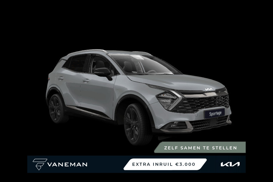 Kia Sportage 1.6 T-GDi MHEV Dark Edition | Cruise control adaptief met Stop&Go en stuurhulp | Zelf samenstellen