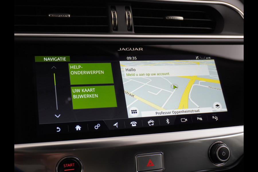 Jaguar I-PACE EV400pk 90kWh 4WD Leer Adaptive-Cr. 20" Meridan®-Audio Apple Carplay Android Auto DAB PDC Keyless entry/start LED Lmv Bluetooth WiFi Verkeersbord detectie Uitparkeer waarschuwing Business Edition 400PK 696NM Koppel 31-12-19 origineel Nederlandse auto