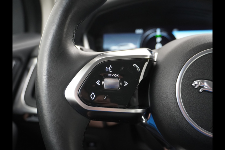 Jaguar I-PACE EV400pk 90kWh 4WD Leer Adaptive-Cr. 20" Meridan®-Audio Apple Carplay Android Auto DAB PDC Keyless entry/start LED Lmv Bluetooth WiFi Verkeersbord detectie Uitparkeer waarschuwing Business Edition 400PK 696NM Koppel 31-12-19 origineel Nederlandse auto