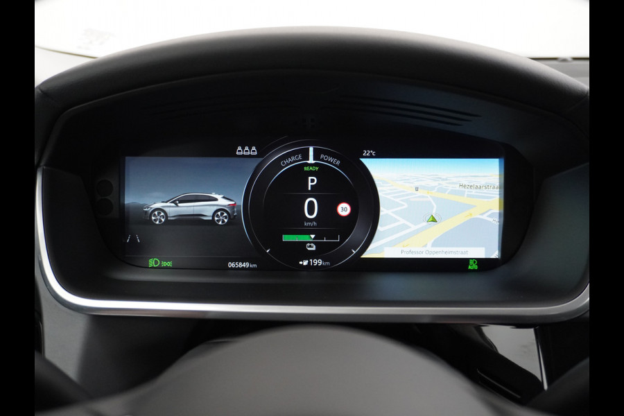 Jaguar I-PACE EV400pk 90kWh 4WD Leer Adaptive-Cr. 20" Meridan®-Audio Apple Carplay Android Auto DAB PDC Keyless entry/start LED Lmv Bluetooth WiFi Verkeersbord detectie Uitparkeer waarschuwing Business Edition 400PK 696NM Koppel 31-12-19 origineel Nederlandse auto