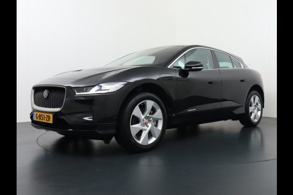 Jaguar I-PACE EV400pk 90kWh 4WD Leer Adaptive-Cr. 20" Meridan®-Audio Apple Carplay Android Auto DAB PDC Keyless entry/start LED Lmv Bluetooth WiFi Verkeersbord detectie Uitparkeer waarschuwing Business Edition 400PK 696NM Koppel 31-12-19 origineel Nederlandse auto
