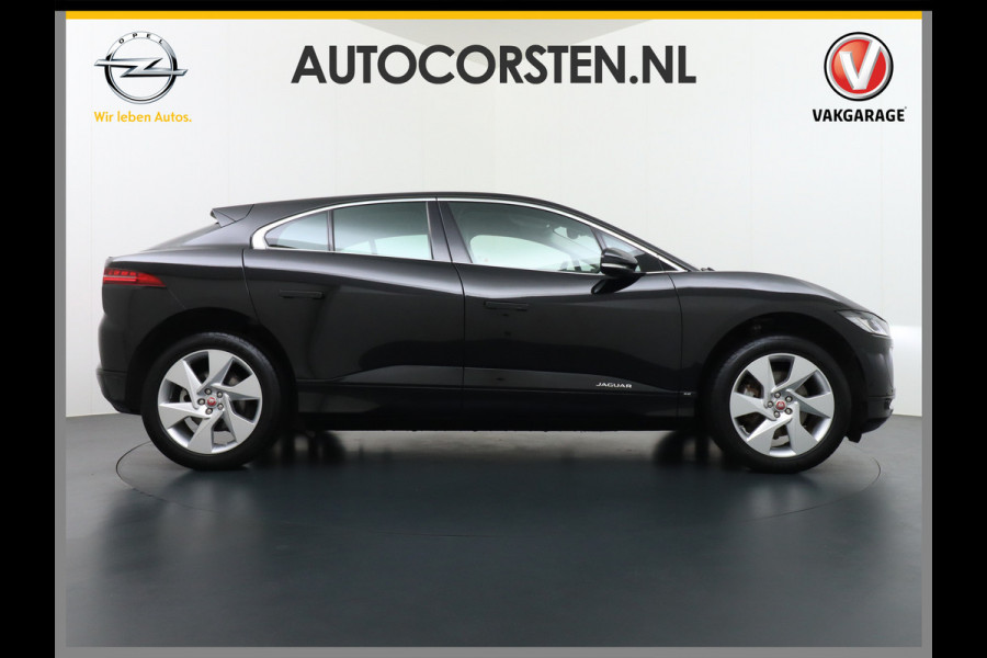 Jaguar I-PACE EV400pk 90kWh 4WD Leer Adaptive-Cr. 20" Meridan®-Audio Apple Carplay Android Auto DAB PDC Keyless entry/start LED Lmv Bluetooth WiFi Verkeersbord detectie Uitparkeer waarschuwing Business Edition 400PK 696NM Koppel 31-12-19 origineel Nederlandse auto