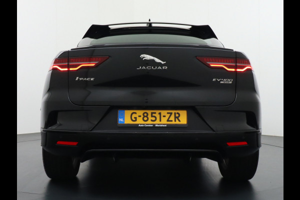 Jaguar I-PACE EV400pk 90kWh 4WD Leer Adaptive-Cr. 20" Meridan®-Audio Apple Carplay Android Auto DAB PDC Keyless entry/start LED Lmv Bluetooth WiFi Verkeersbord detectie Uitparkeer waarschuwing Business Edition 400PK 696NM Koppel 31-12-19 origineel Nederlandse auto