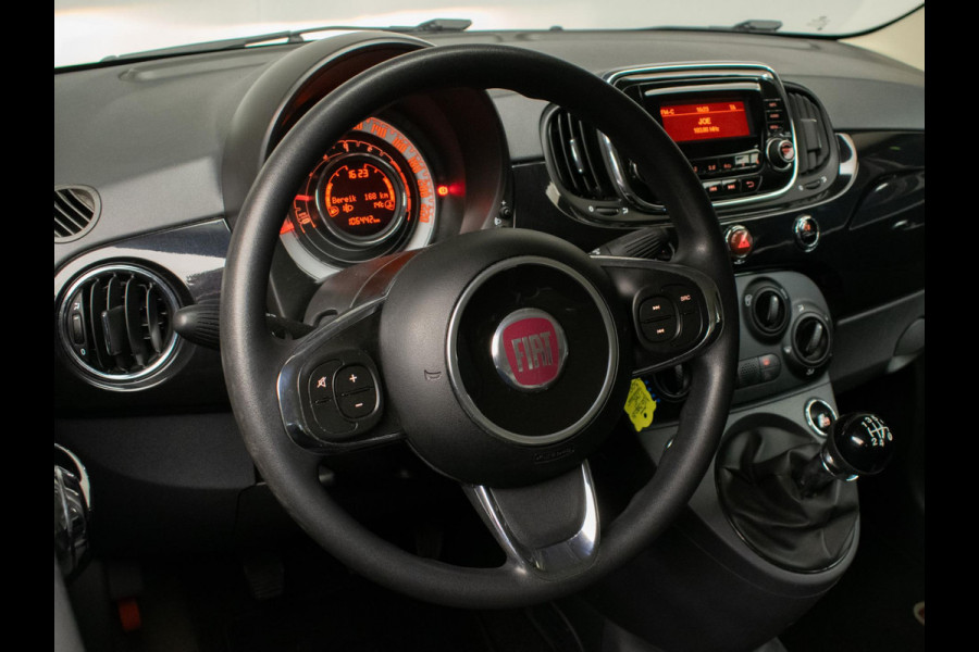Fiat 500 0.9 TwinAir Turbo Popstar Sport (LED,AIRCO,ELEKTRISCH PAKKET,MULTIFUNCIONEEL STUUR,SPORTSTOELEN,LM VELGEN,NETTE STAAT)