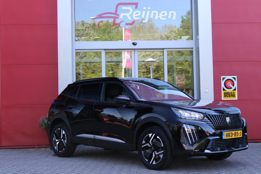 Peugeot 2008 1.2 Hybrid 136PK AUTOMAAT ALLURE | NIEUWE AUTO! | KEYLESS ENTRY/START | PARKEERSENSOREN VOOR + ACHTER | 17" LICHTMETALEN VELGEN | ADAPTIVE CRUISE CONTROL | CLIMATE CONTROL | STOEL VERWARMING | DRAADLOZE APPLE CARPLAY/ANDROID AUTO | DAB+ RADIO |