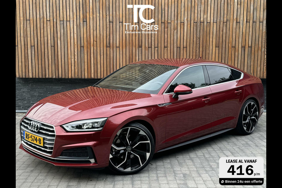Audi A5 Sportback 1.4 TFSI S-line Automaat | Navi | LED | Parkeersensoren voor en achter | Climate control | 20 inch velgen Audi A5 Sportback 1.4 TFSI S-line Automaat | Navi | LED | Parkeersensoren voor en achter | Climate control | 20 inch velgen