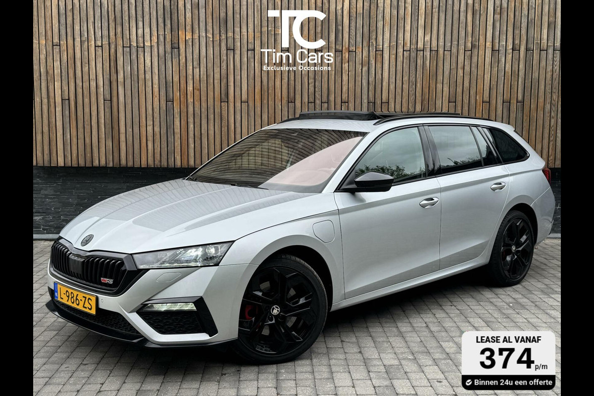 Škoda Octavia Combi 1.4 TSI RS iV PHEV Panoramadak | Head-up display | Achteruitrijcamera | Matrix LED | Stoel en stuurverwarming | Cruise con Škoda Octavia Combi 1.4 TSI RS iV PHEV Panoramadak | Head-up display | Achteruitrijcamera | Matrix LED | Stoel en stuurverwarming | Cruise con