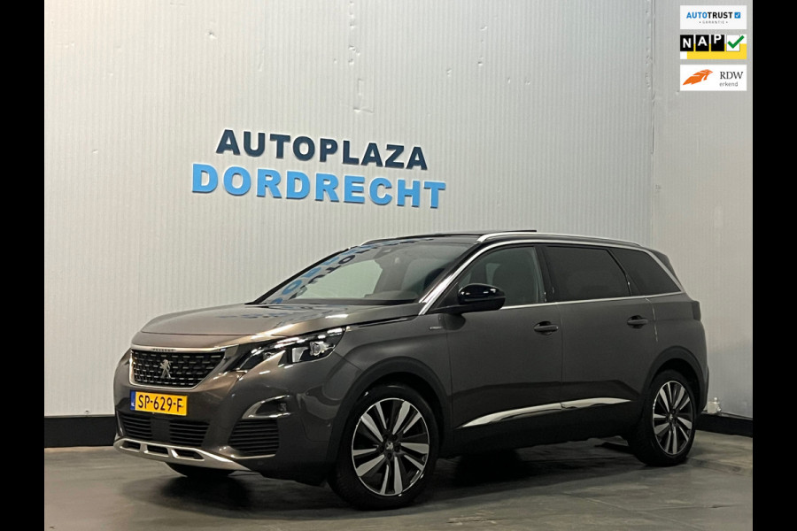 Peugeot 5008 1.2 PureTech GT-Line|7 Pers|Pano|Navi|Cam|Dodehoek|Trekhaak|Dealer Onderhouden