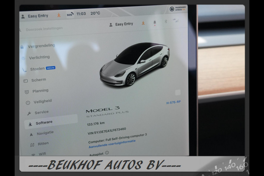 Tesla Model 3 Standard RWD Plus 60 kWh Navi 19inch Pano Cam
