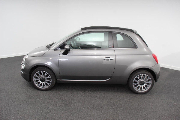 Fiat 500C 1.0 Hybrid Star Plus Leder Navigatie Digitale Cockpit Cruise Control Climate Control Lichtmetalen Velgen Parkeersensoren Achter
