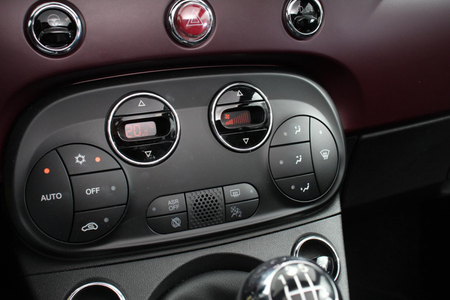 Fiat 500C 1.0 Hybrid Star Plus Leder Navigatie Digitale Cockpit Cruise Control Climate Control Lichtmetalen Velgen Parkeersensoren Achter