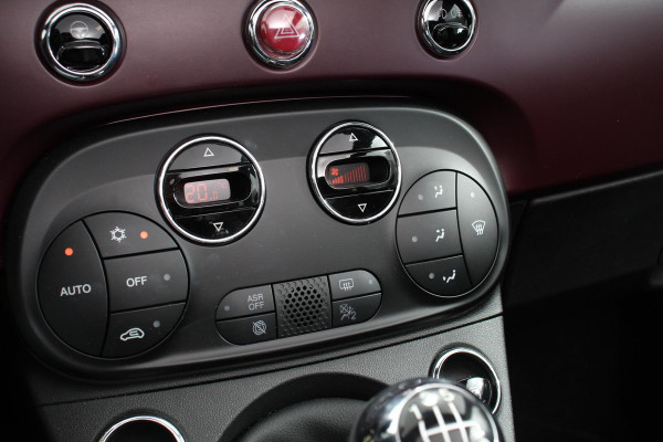 Fiat 500C 1.0 Hybrid Star Plus Leder Navigatie Digitale Cockpit Cruise Control Climate Control Lichtmetalen Velgen Parkeersensoren Achter