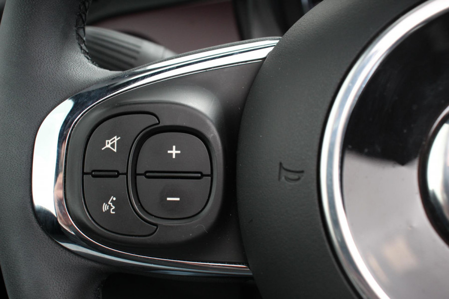 Fiat 500C 1.0 Hybrid Star Plus Leder Navigatie Digitale Cockpit Cruise Control Climate Control Lichtmetalen Velgen Parkeersensoren Achter
