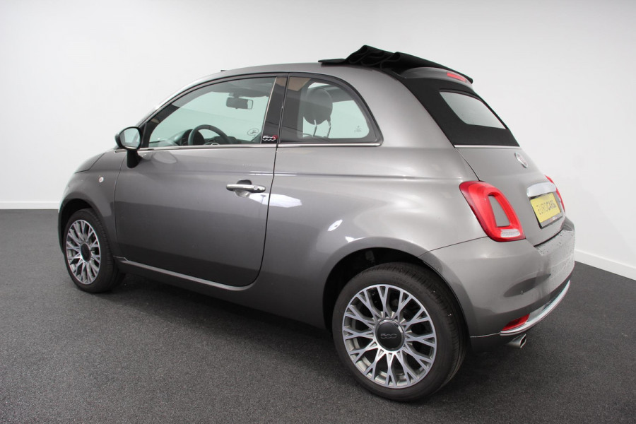 Fiat 500C 1.0 Hybrid Star Plus Leder Navigatie Digitale Cockpit Cruise Control Climate Control Lichtmetalen Velgen Parkeersensoren Achter