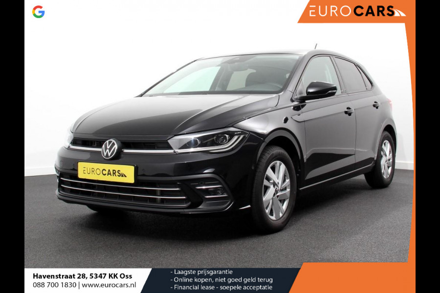 Volkswagen Polo 1.0 TSI 110pk DSG Style Navigatie Apple Carplay/ Android Auto Parkeersensoren Adaptive Cruise Control Blind Spot Assist Stoelverwarming Ledverlichting Climate Control