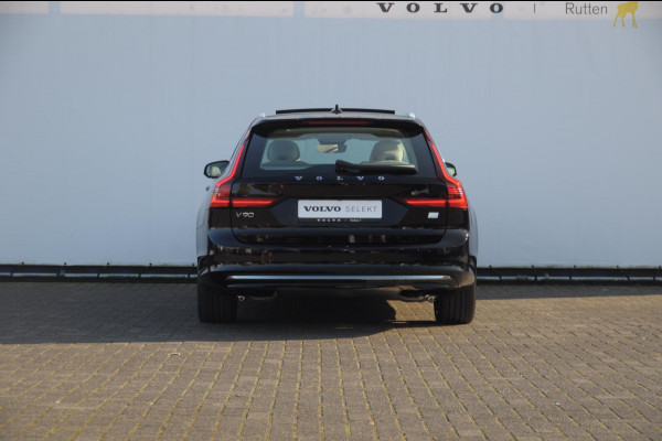 Volvo V90 T6 350PK Automaat Ultra Bright / Stoelmassage / Stoelventilatie en verwarming / Luchtvering / 360 Camera / Nappaleder / Head-up display / Apple Carplay / BLIS /
